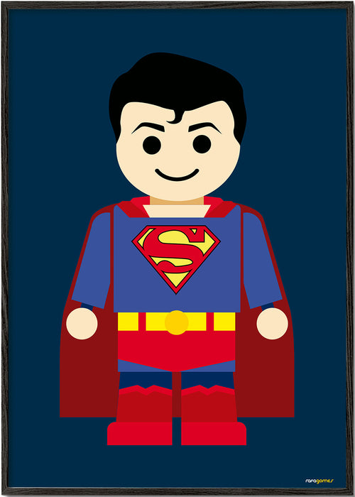 Leksak superhjälte illustration