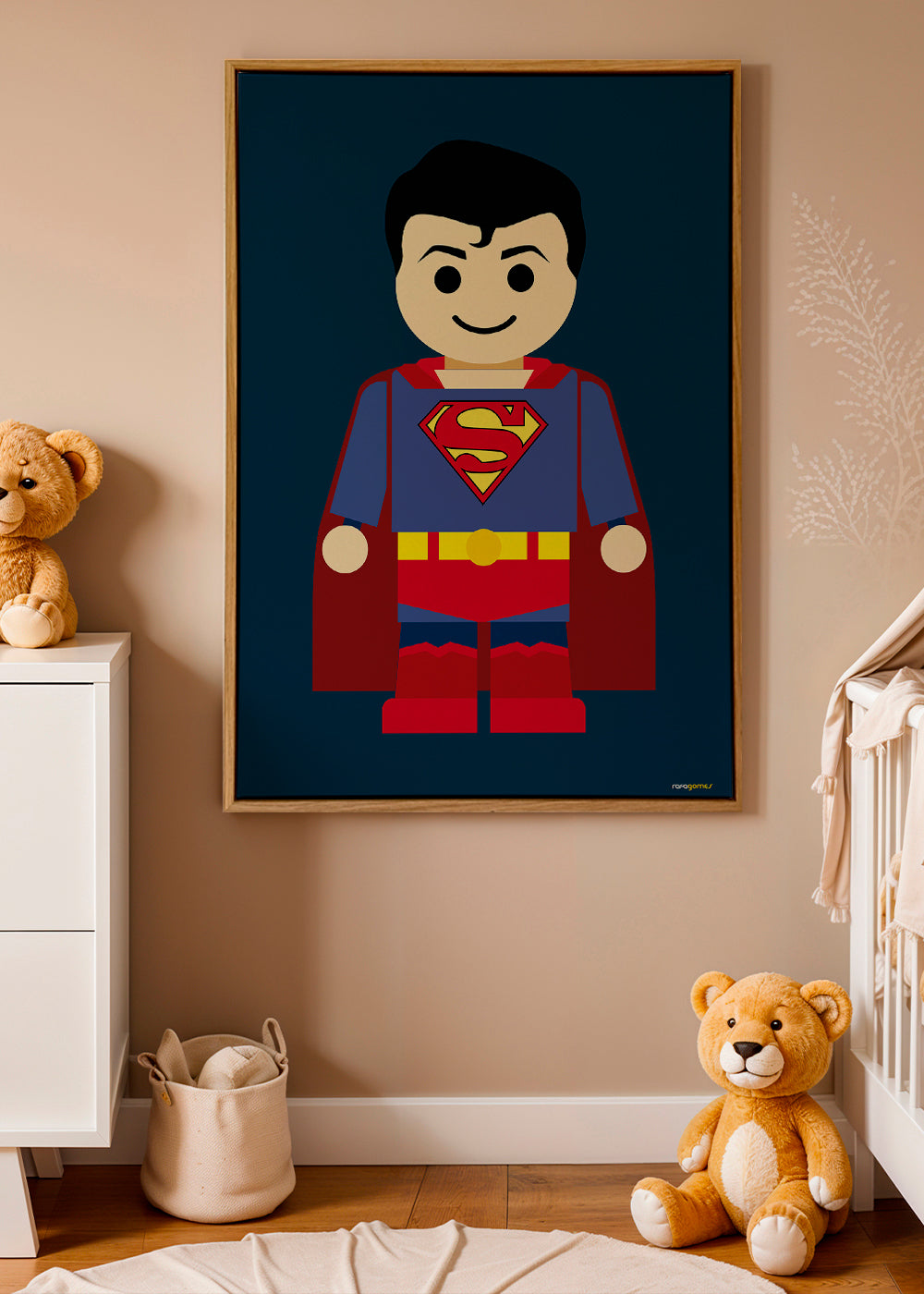 Leksak superhjälte illustration