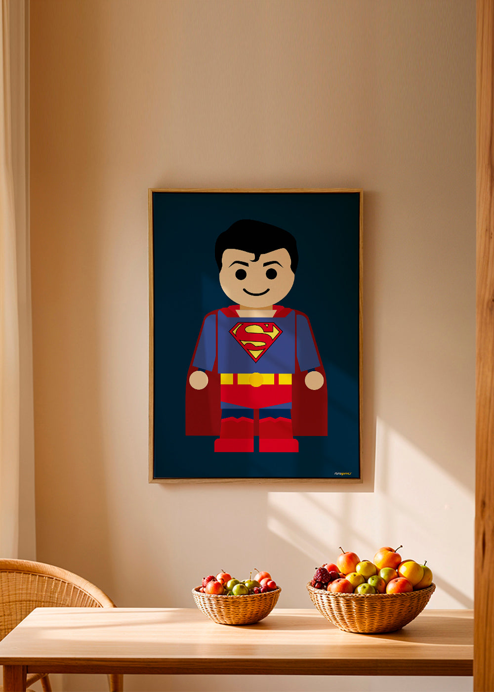 Leksak superhjälte illustration