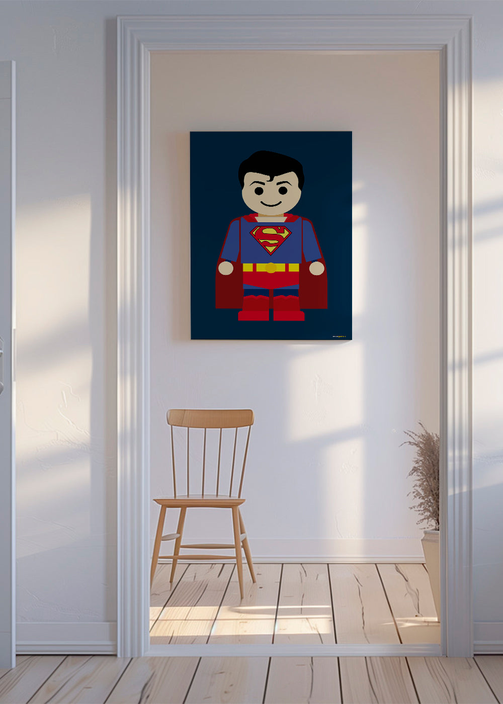 Leksak superhjälte illustration