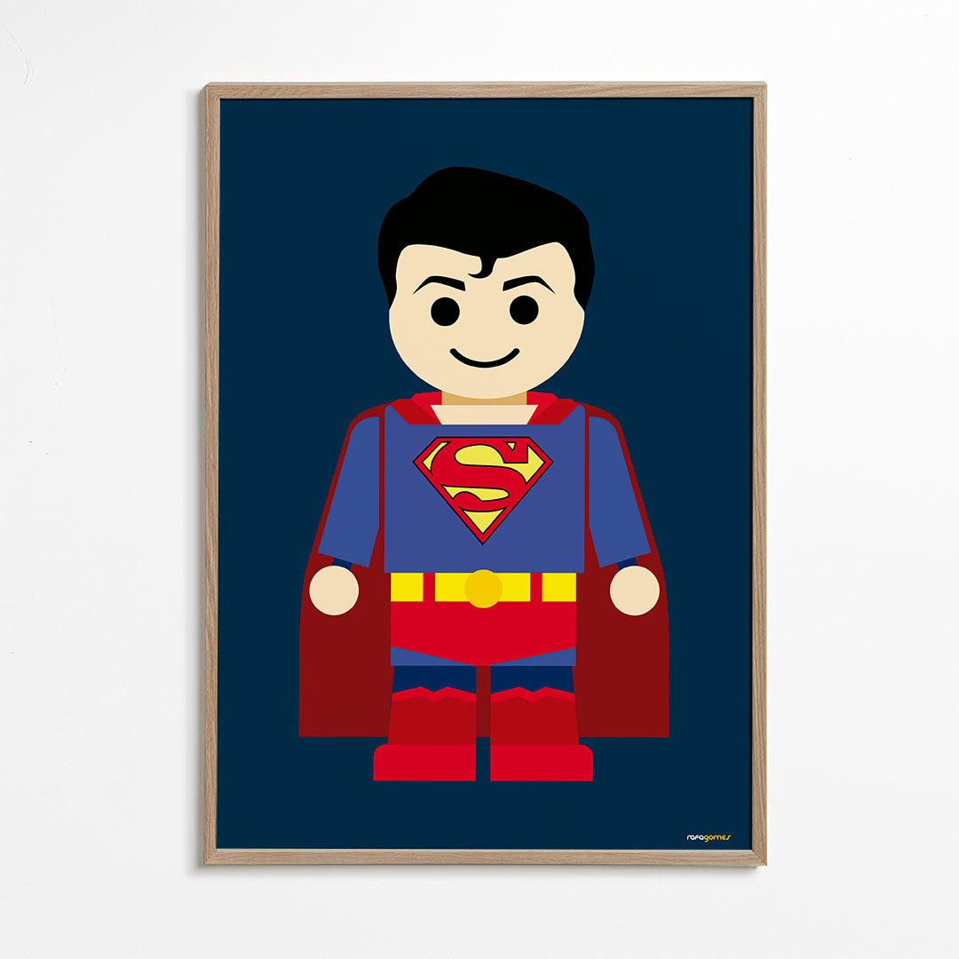Leksak superhjälte illustration
