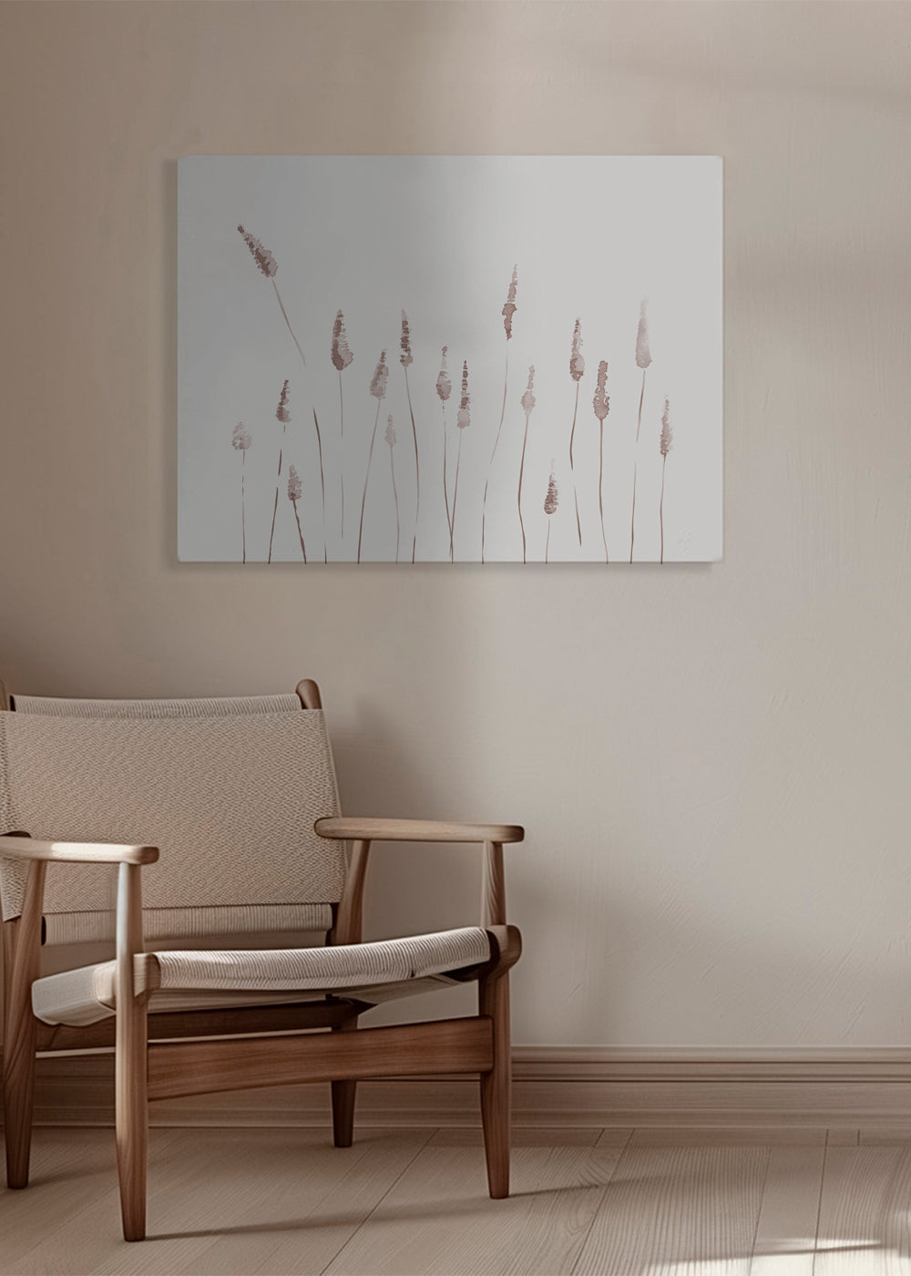 Botanisk poster med skira ax