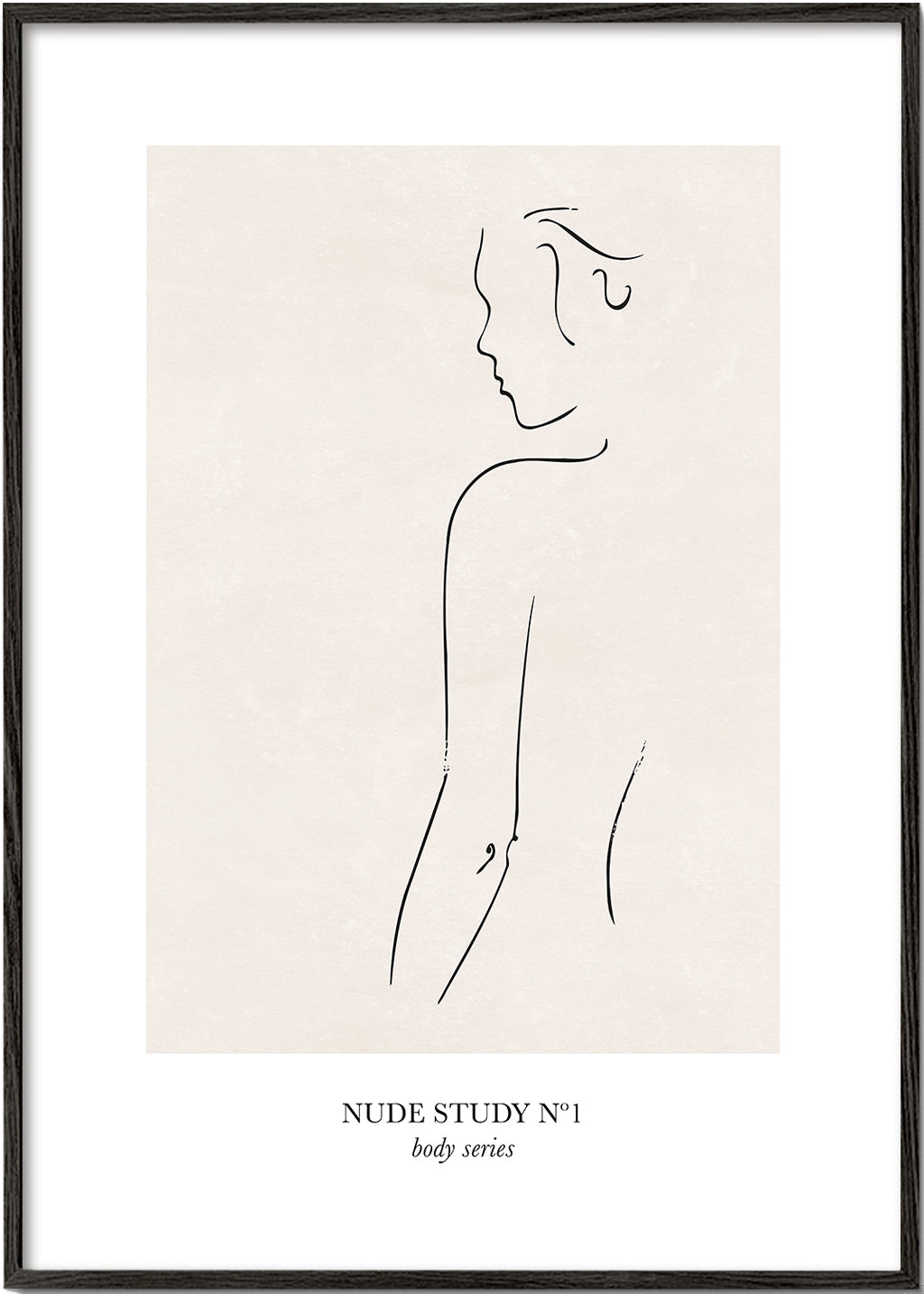 Illustration: Nakenstudie i linje