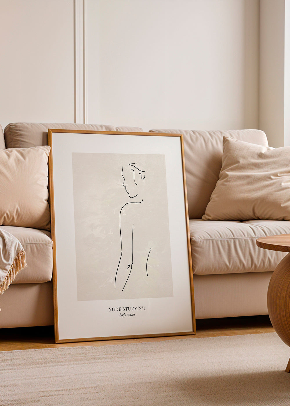 Illustration: Nakenstudie i linje