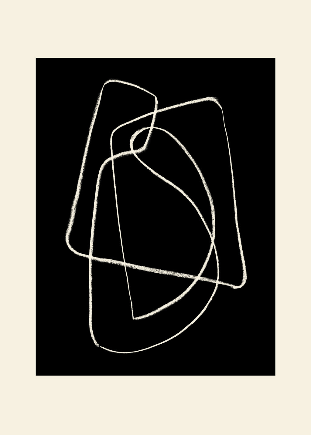 Pencil scribble Nº6 - Unframed art print