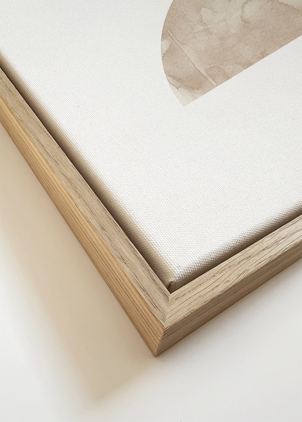 Abstrakt konst beige akvarellformer