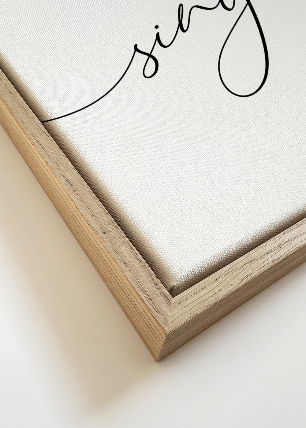 Minimalistisk affisch med badrumstext