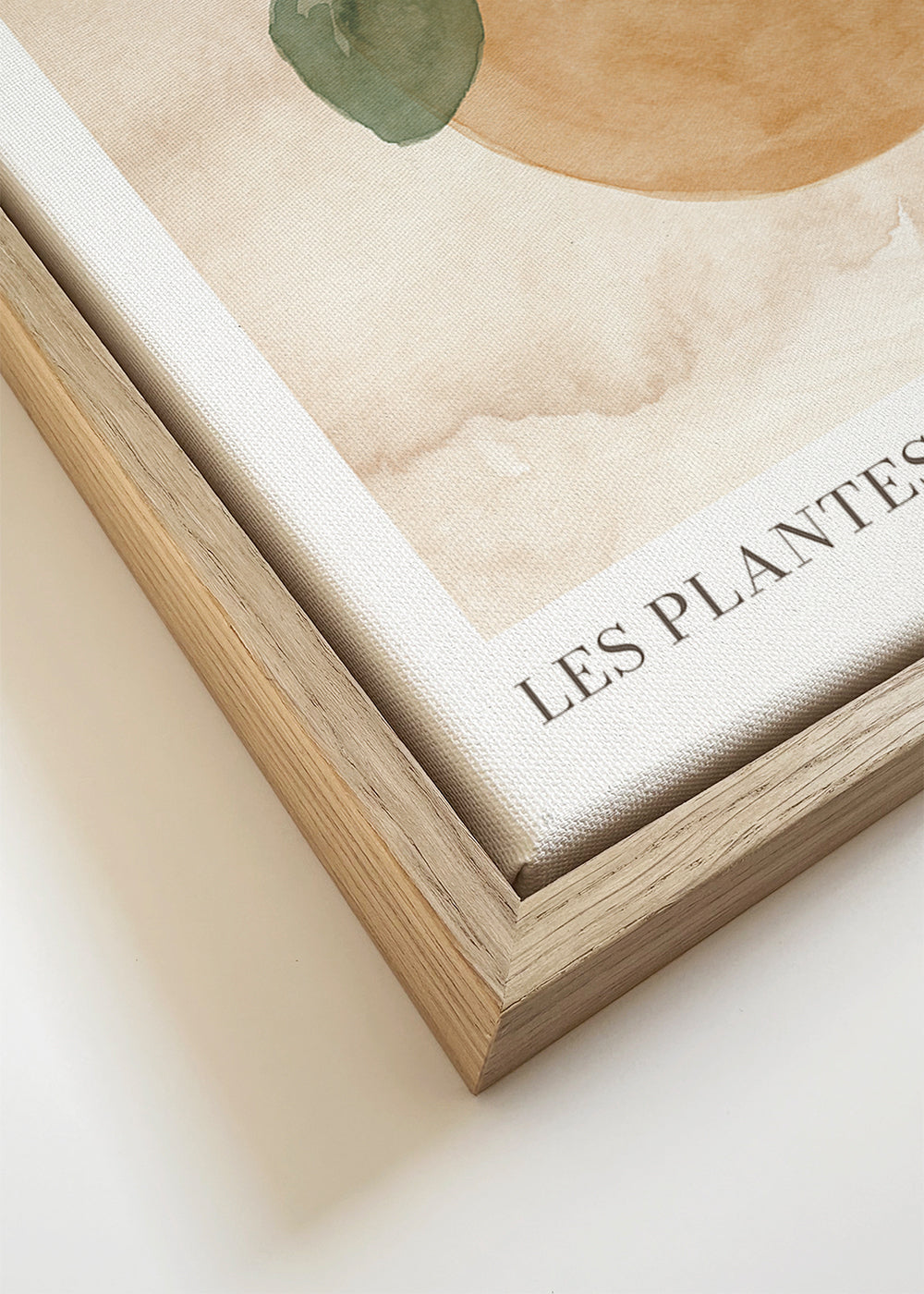 Botanisk poster akvarell blad