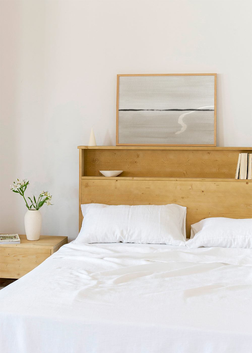 Minimalistisk horisont i beige toner