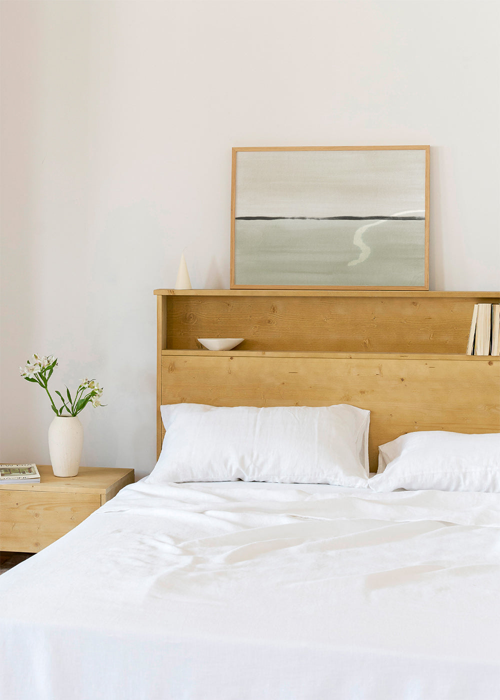 Landskapskonst: minimalistisk olivhorisont