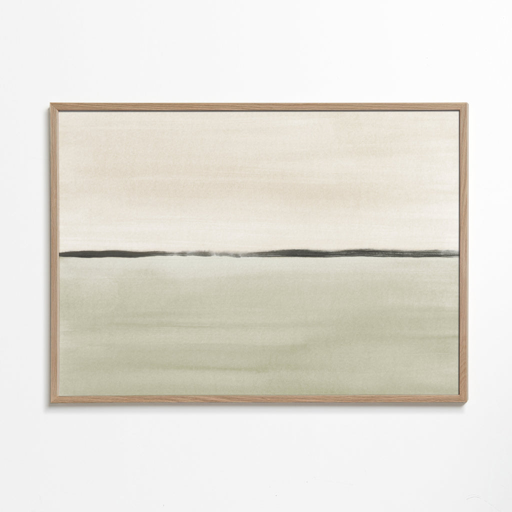Landskapskonst: minimalistisk olivhorisont