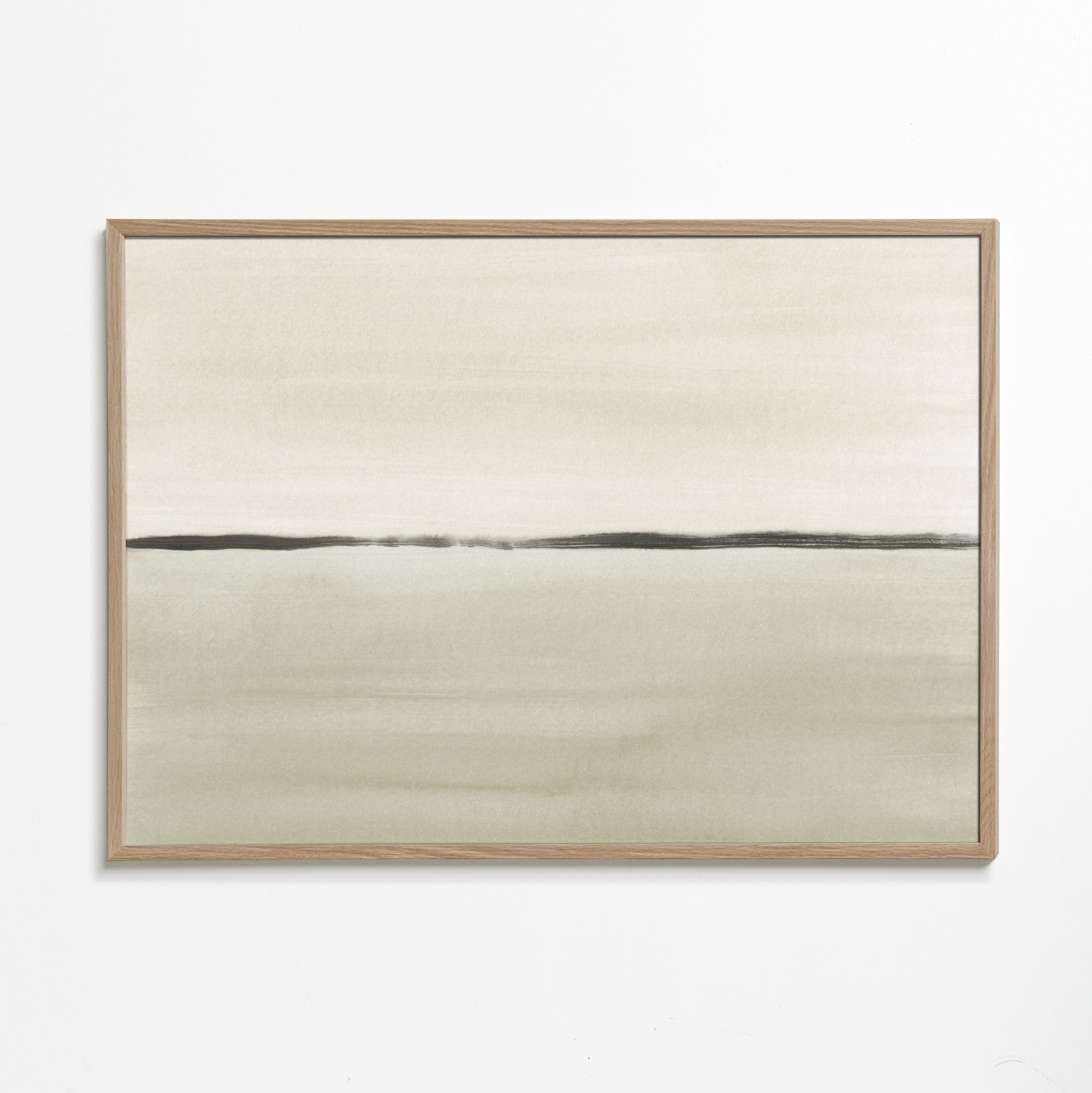 Landskapskonst: minimalistisk olivhorisont
