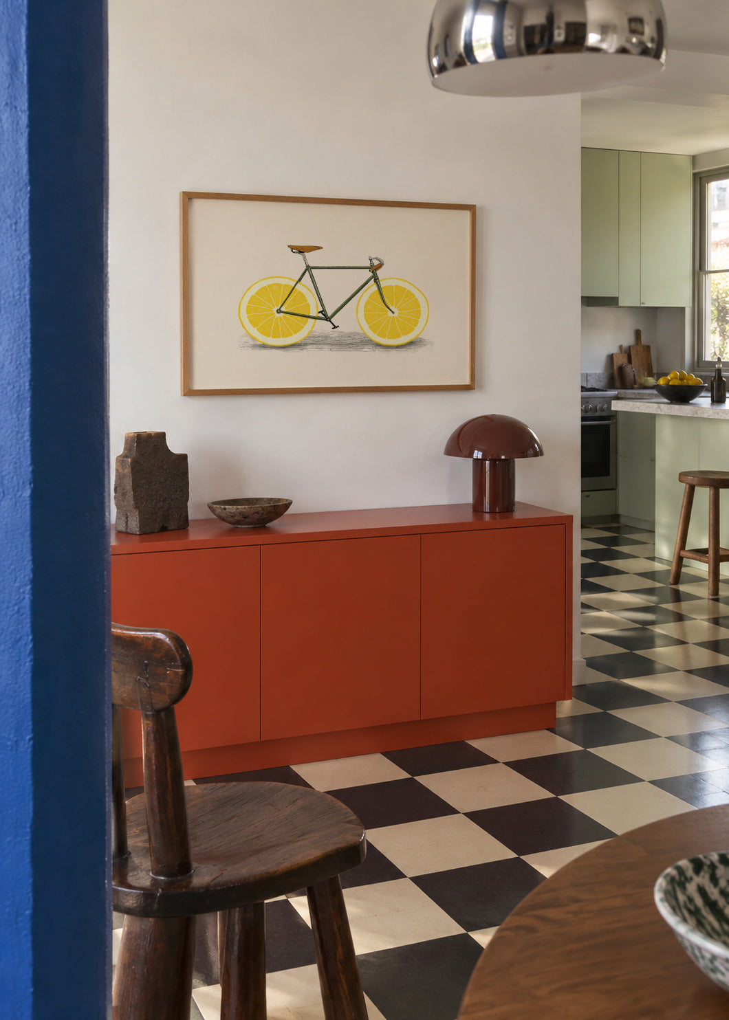 Zest - Framed poster in an interior