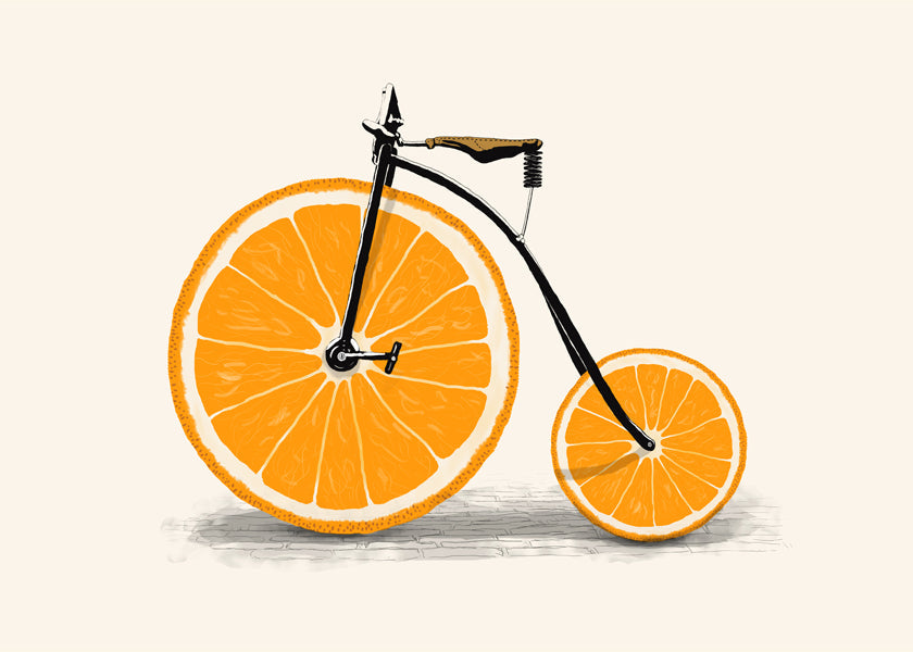 Kökskonst: apelsincykel