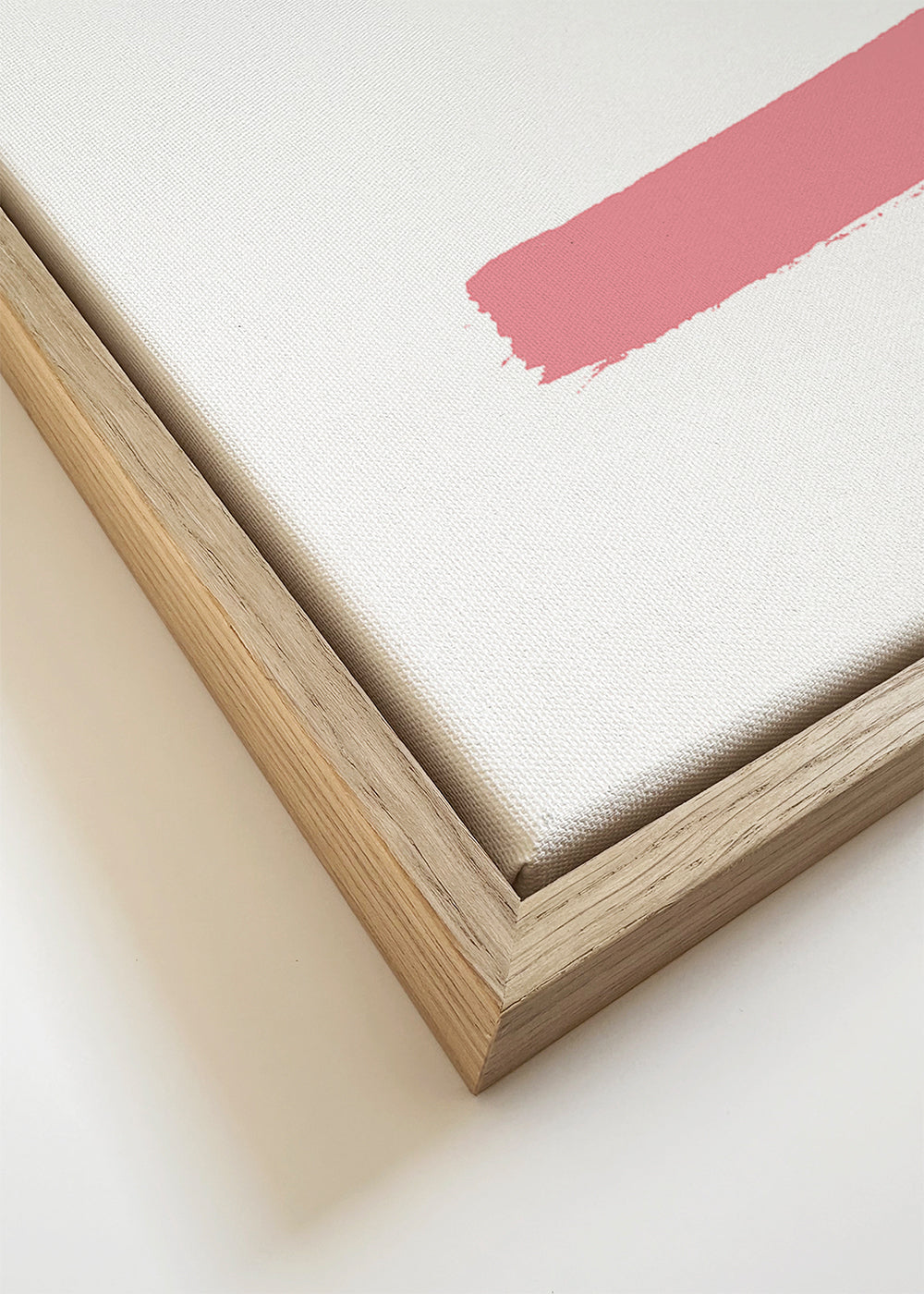 Illustration La vie en med rosa penseldrag