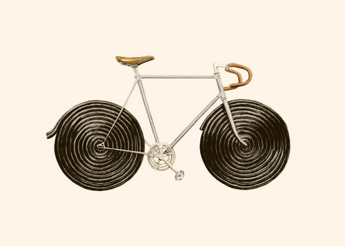 Lakritscykel illustration