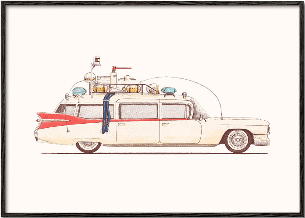 Vintage bil illustration