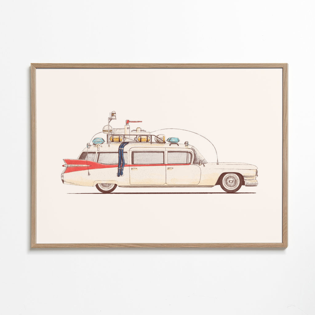 Vintage bil illustration