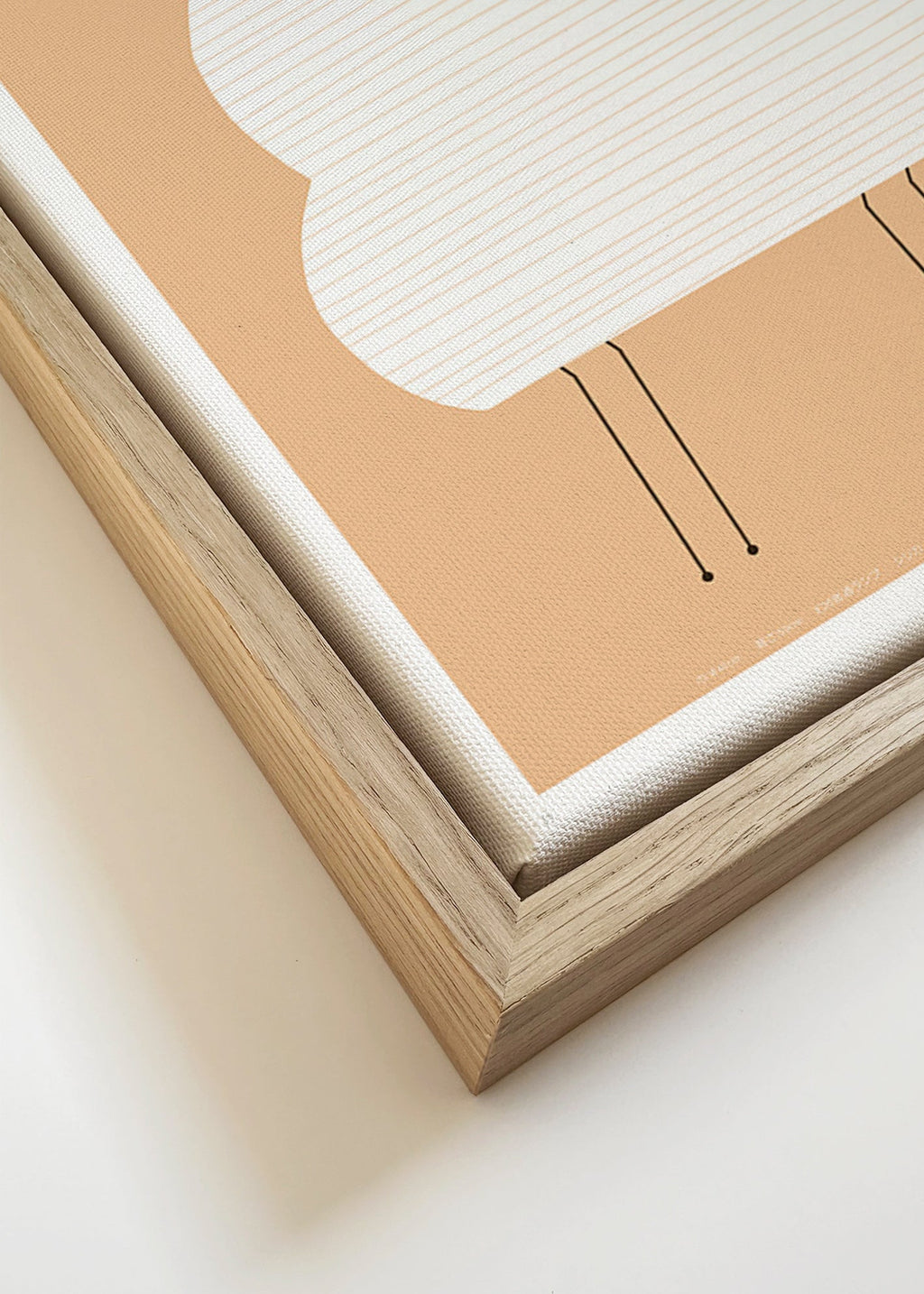 Noguchi Akari-illustration med minimalistiska linjer
