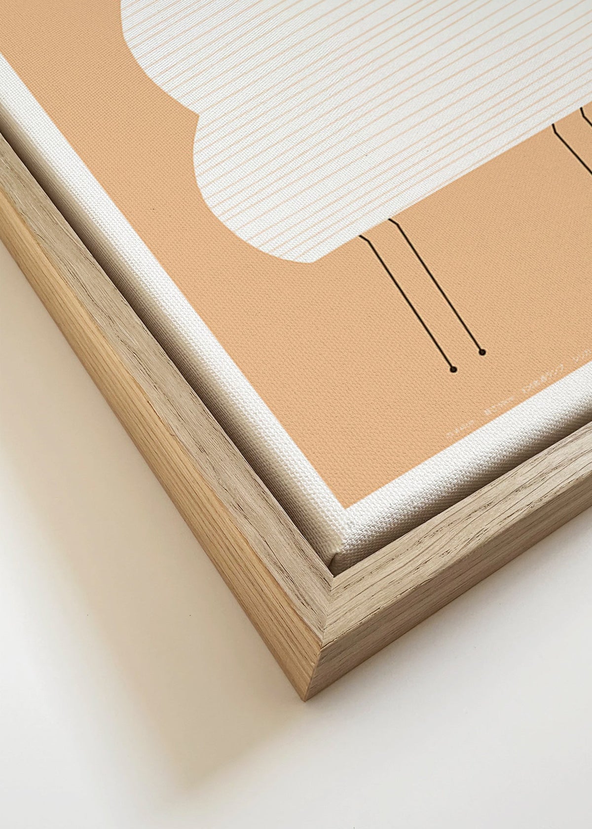 Noguchi Akari-illustration med minimalistiska linjer