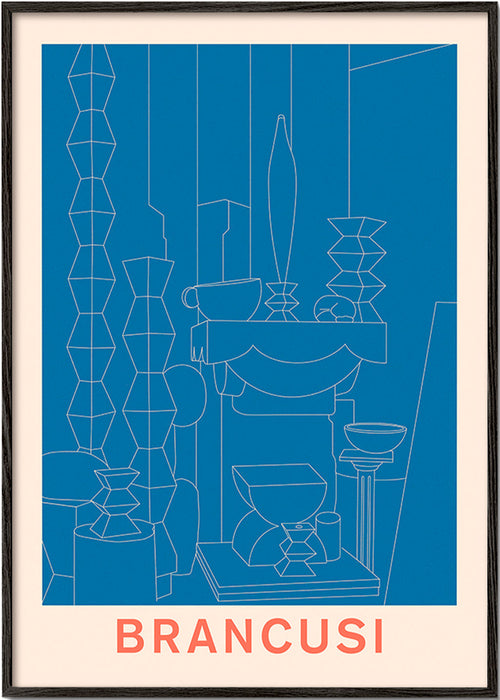Geometrisk illustration Brancusi