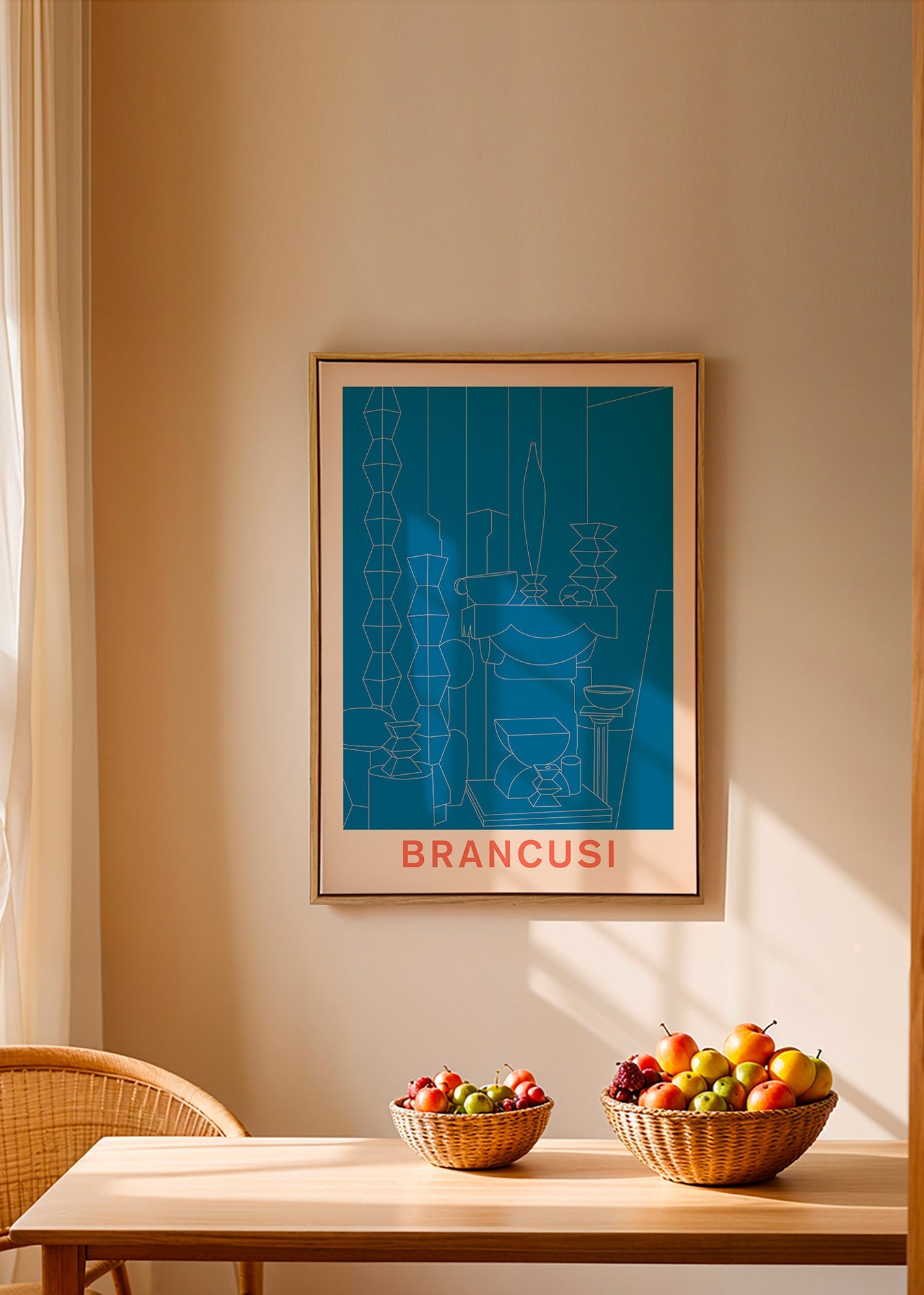 Geometrisk illustration Brancusi