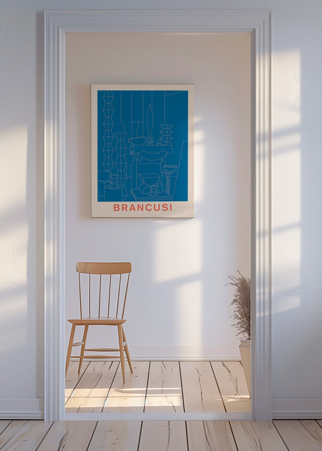 Geometrisk illustration Brancusi