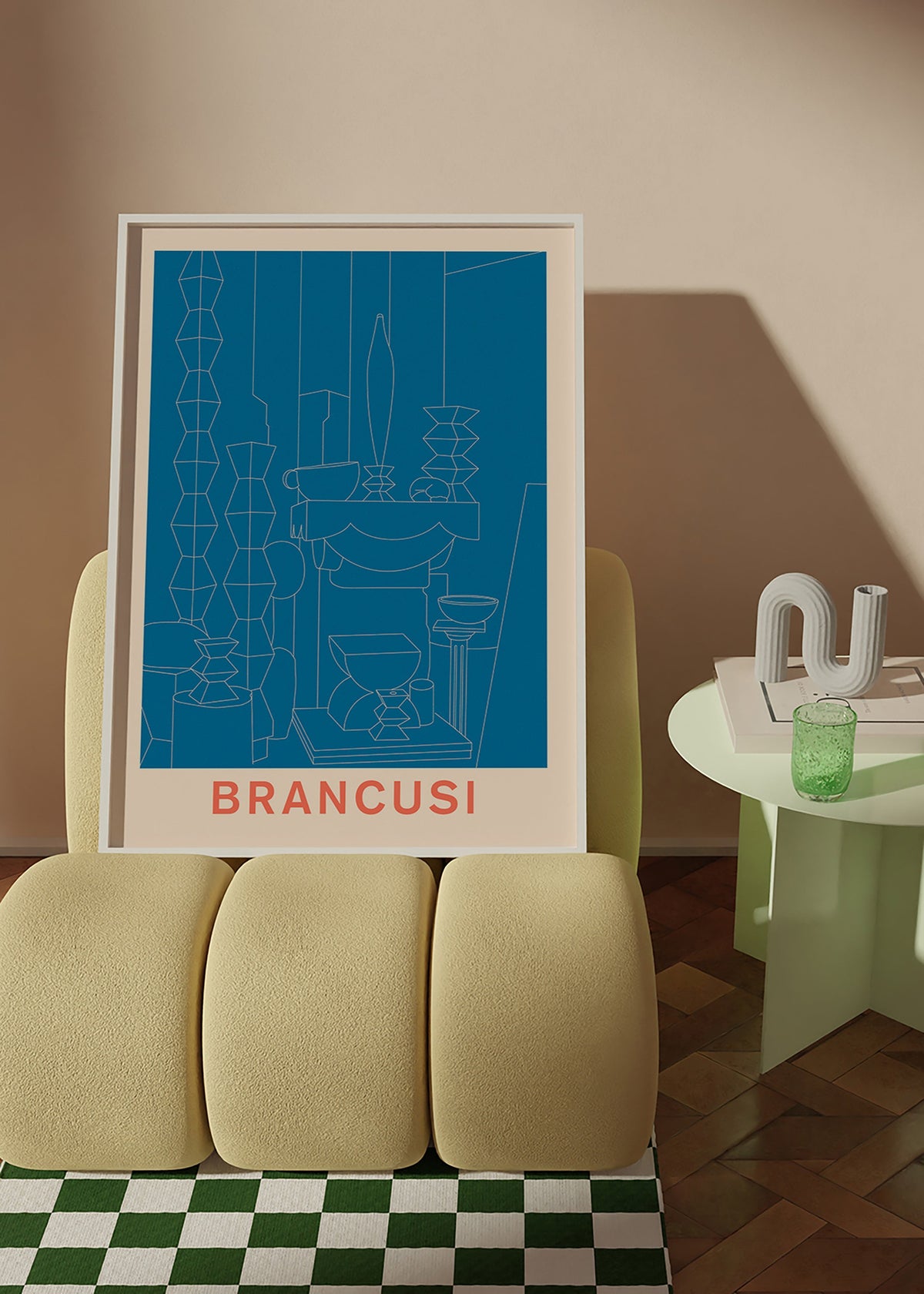 Geometrisk illustration Brancusi