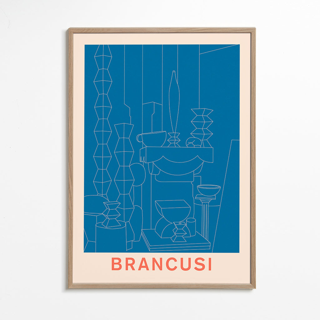 Geometrisk illustration Brancusi