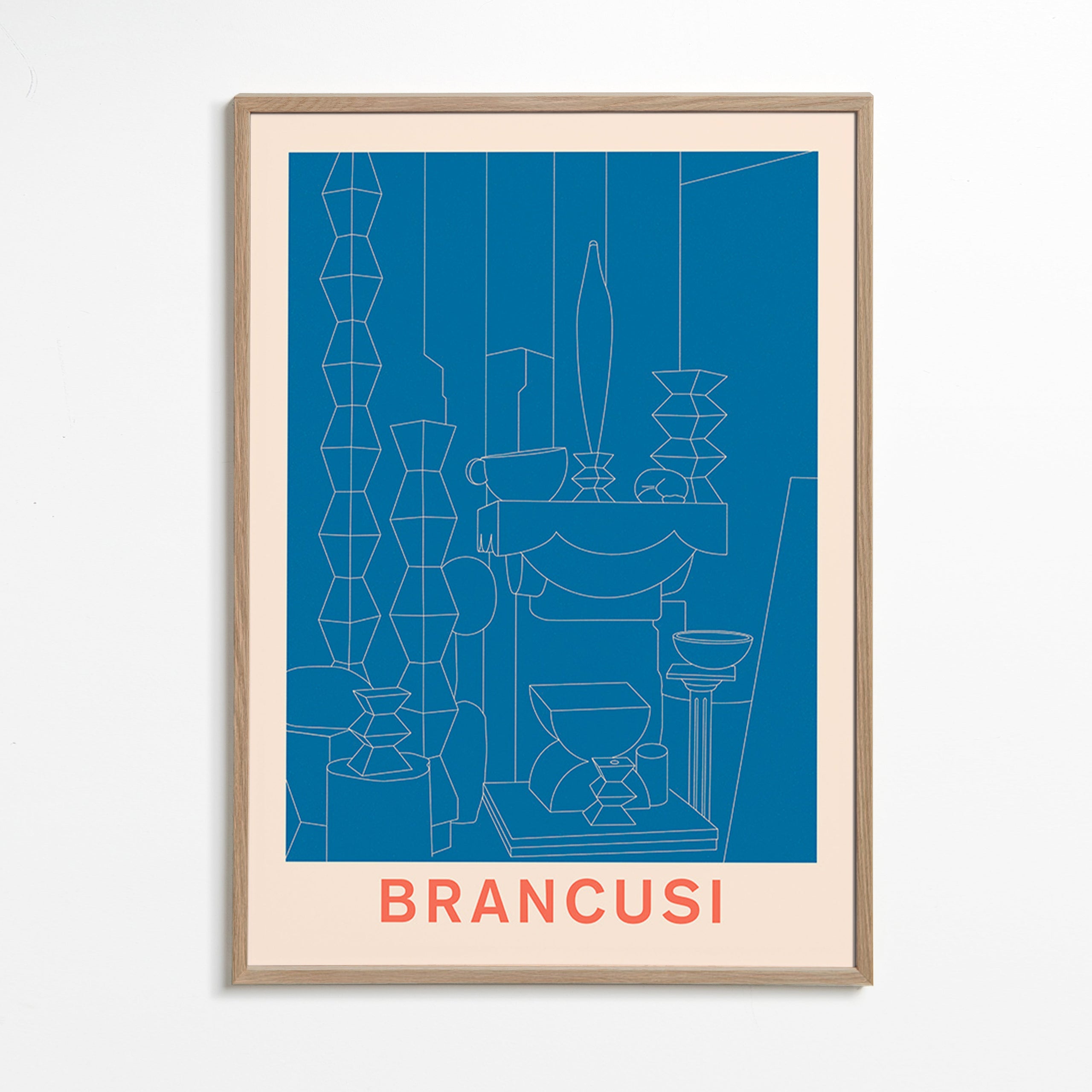Geometrisk illustration Brancusi
