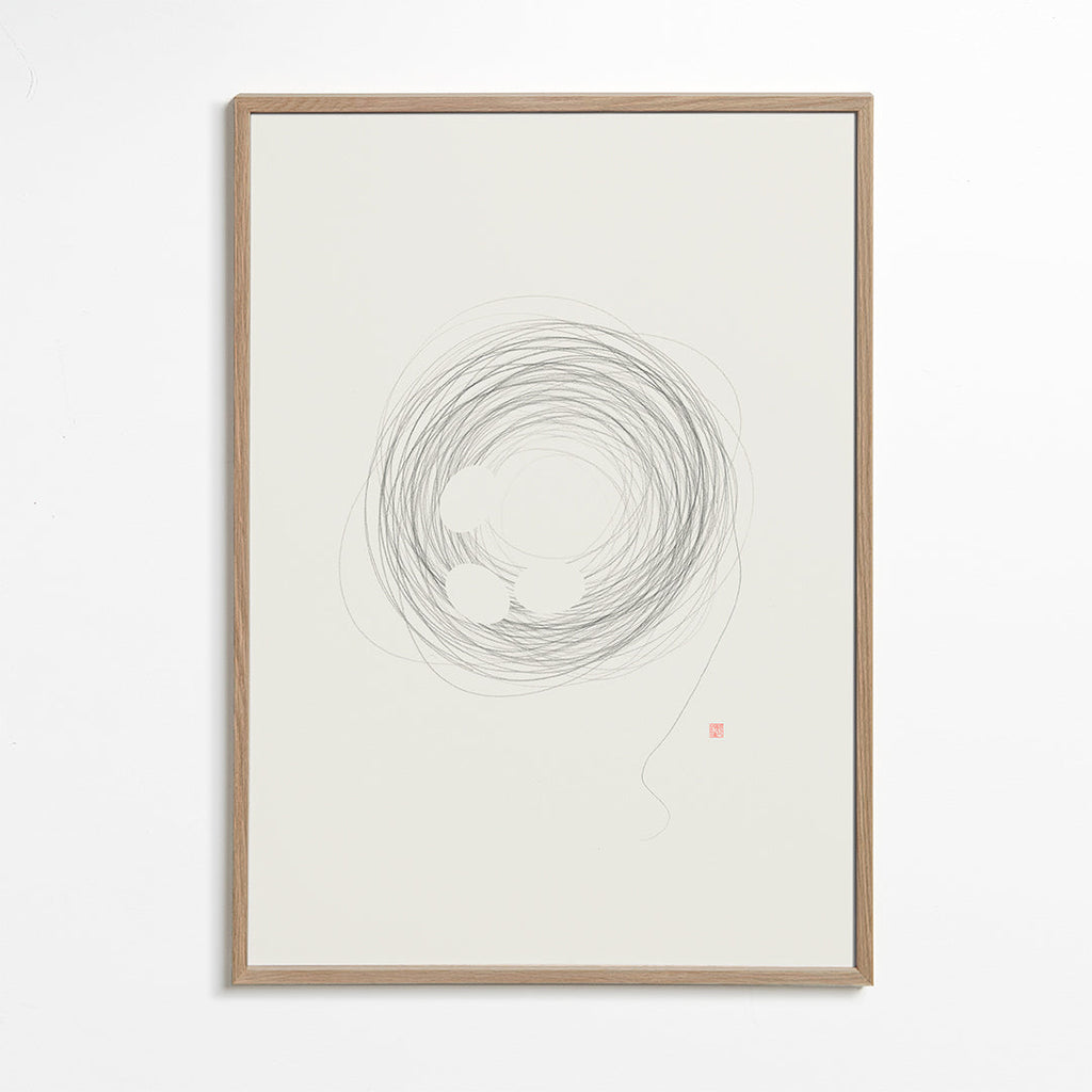 Minimalistisk design bo i linjekonst