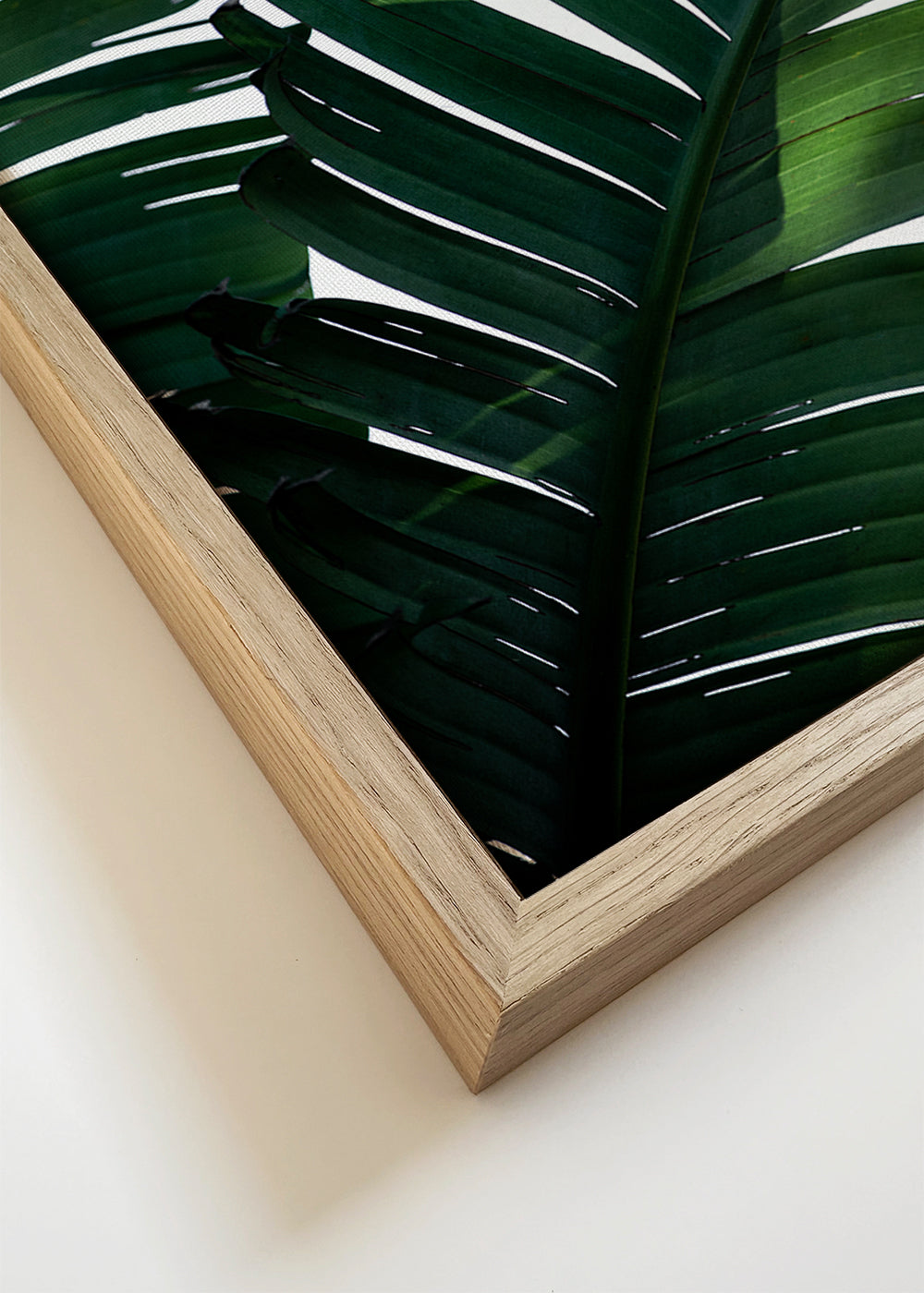 Botanisk poster gröna blad vertikal