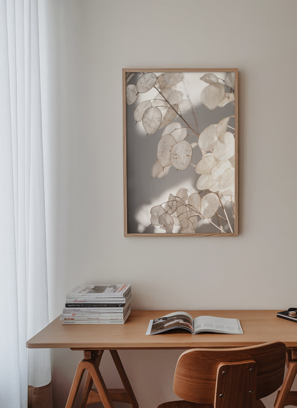 Botanisk print genomskinliga blad fotografi