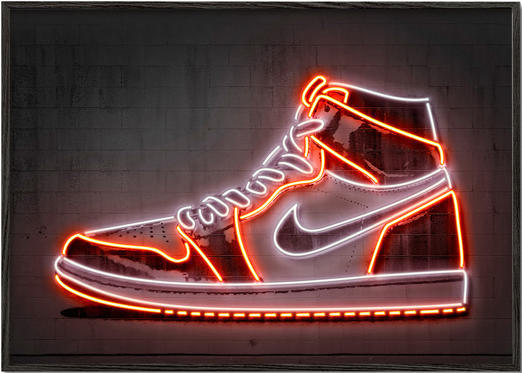 Sportkonst: Jordan i neon