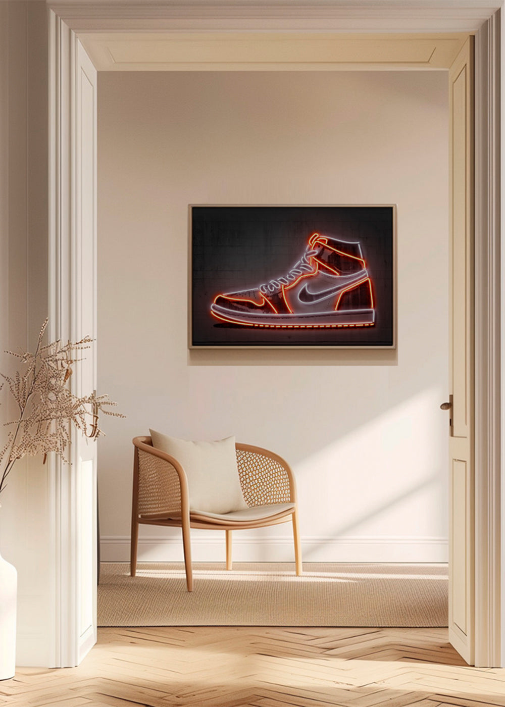 Sportkonst: Jordan i neon