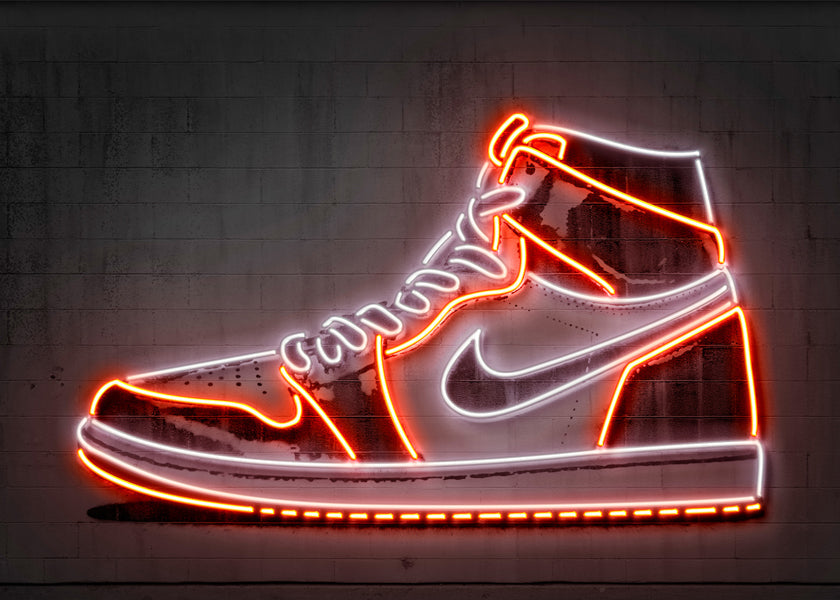 Sportkonst: Jordan i neon