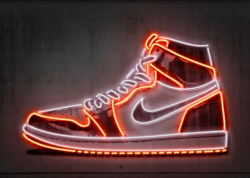 Sportkonst: Jordan i neon