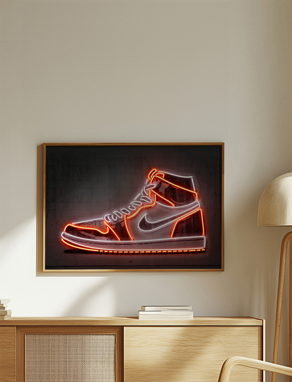 Sportkonst: Jordan i neon