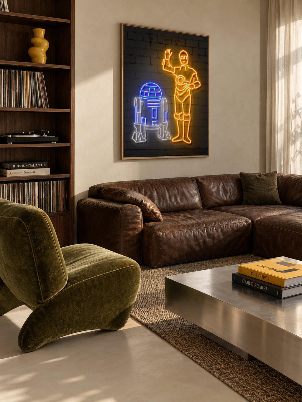 R2D2 CRPO - Framed canvas in an interior