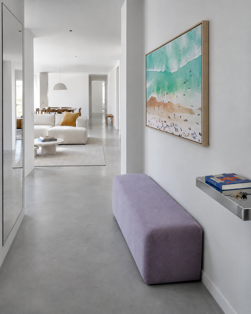 Beach Mood - Framed canvas in an interior