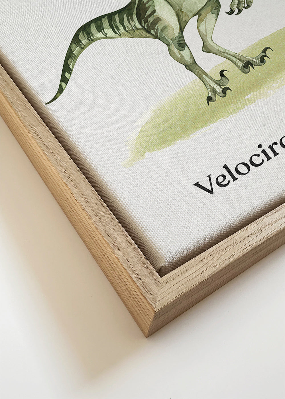 Velociraptor illustration för barn