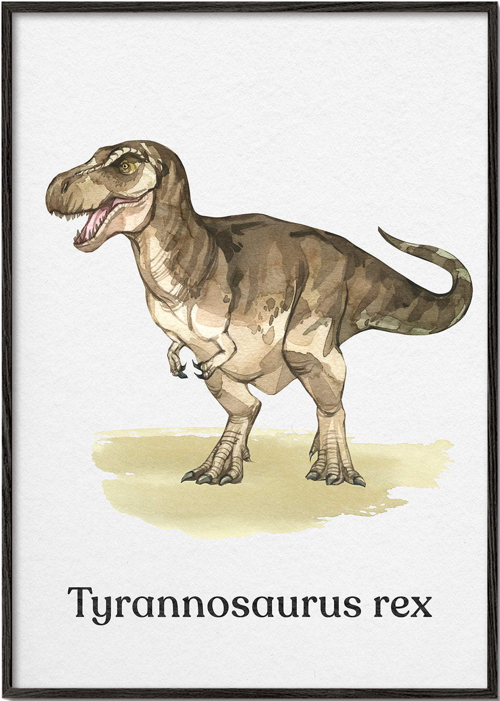 Konstverk Tyrannosaurus rex illustration