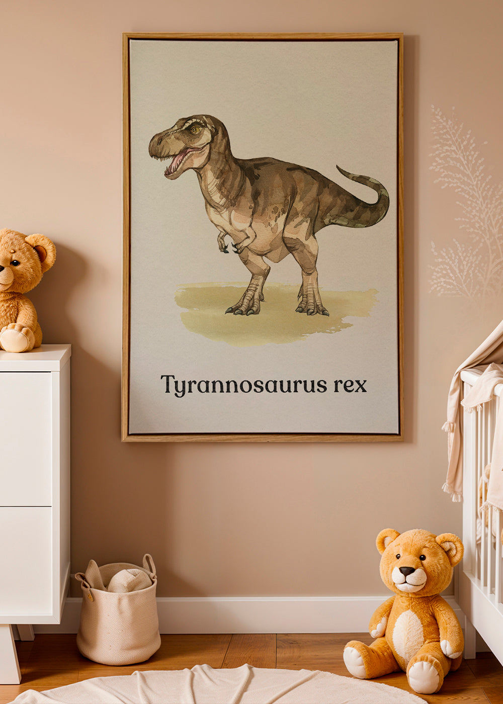 Konstverk Tyrannosaurus rex illustration