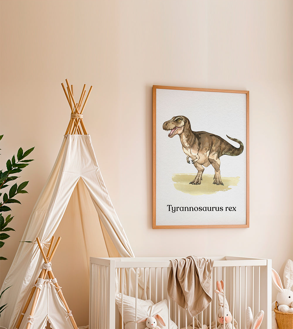 Konstverk Tyrannosaurus rex illustration