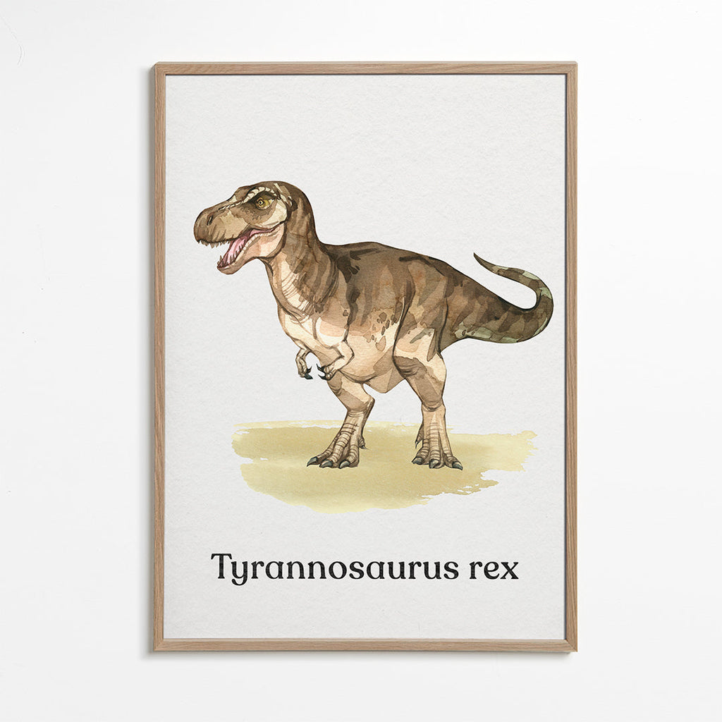 Konstverk Tyrannosaurus rex illustration
