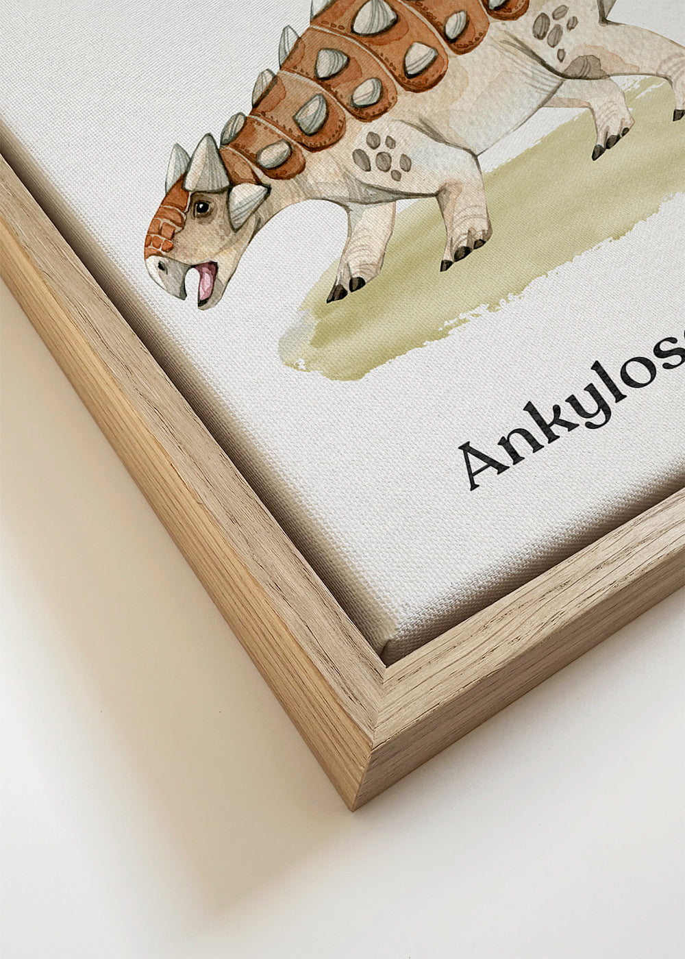 Ankylosaurus akvarell för barn