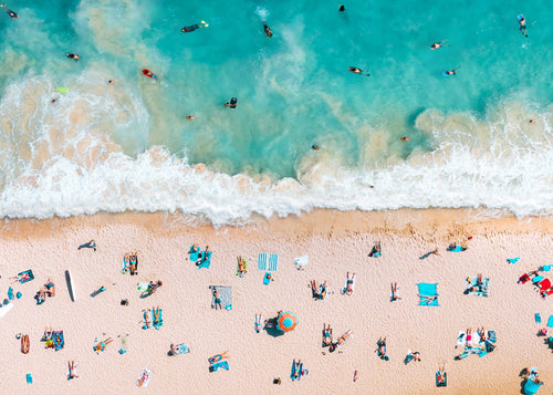 Landskap konst: strand från luften