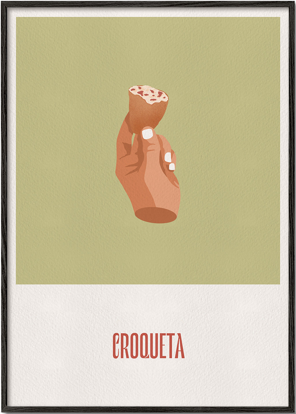 Kökskonst Kroket illustration