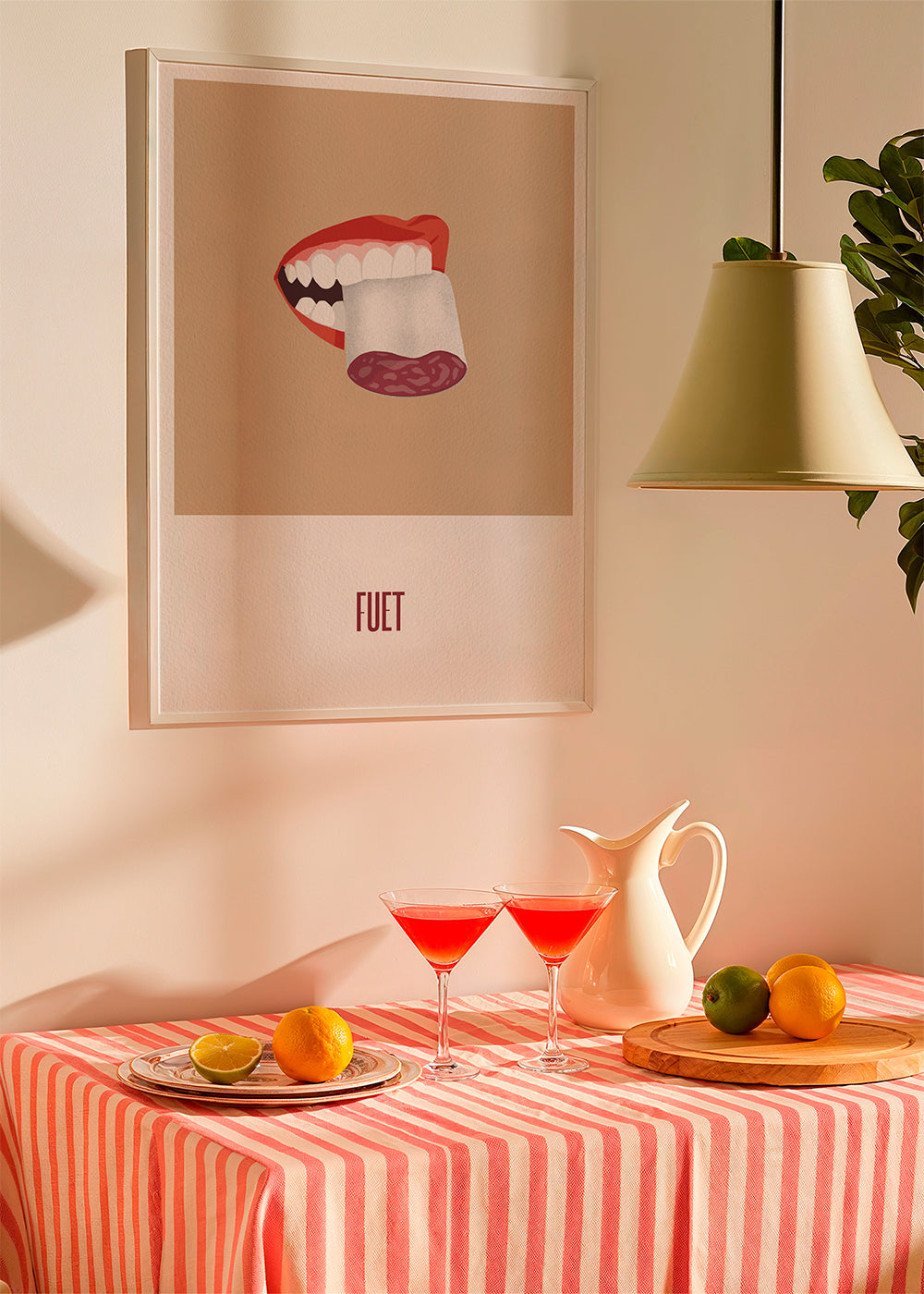 Kökskonst Fuet illustration
