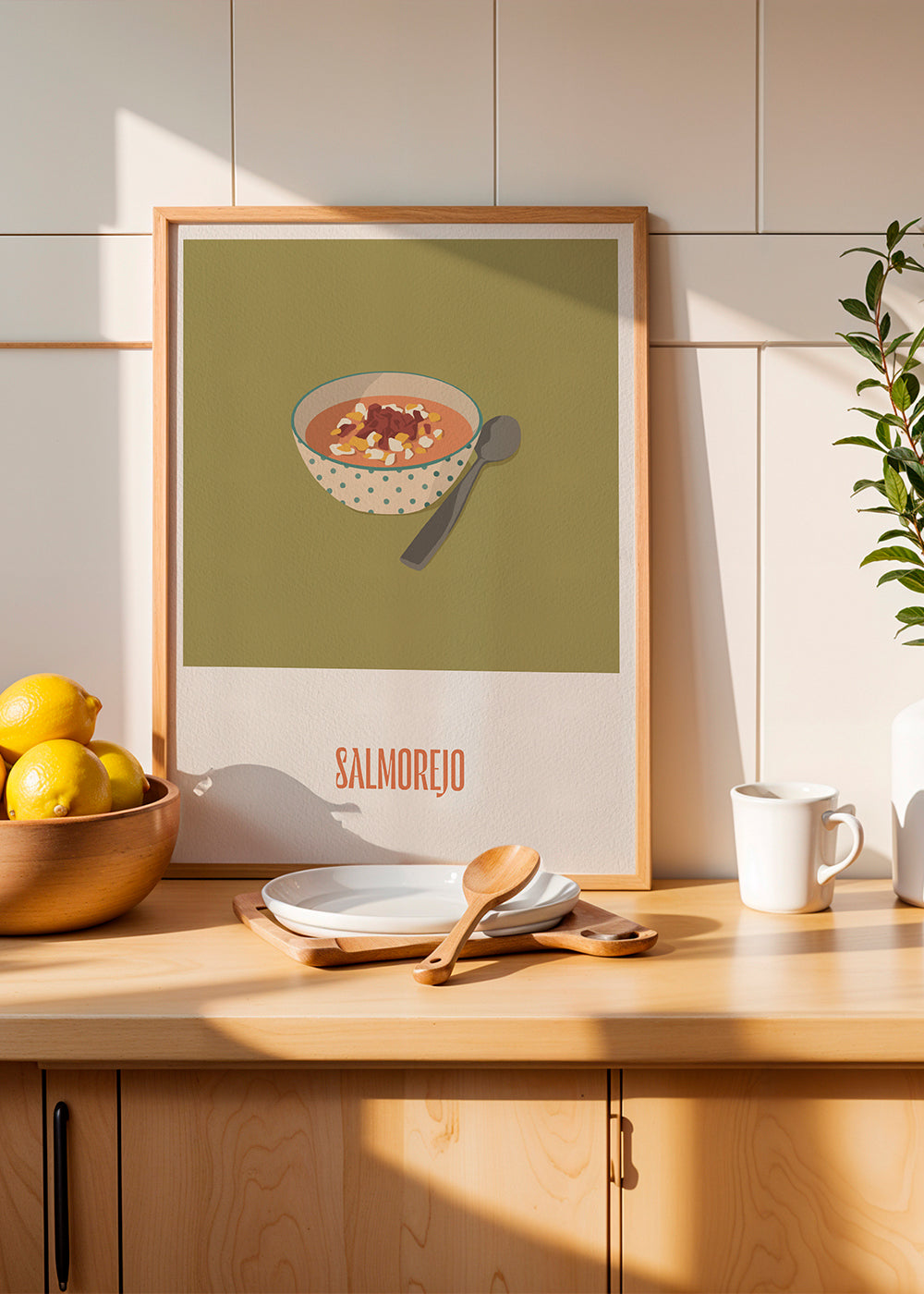 Kökskonst Salmorejo illustration